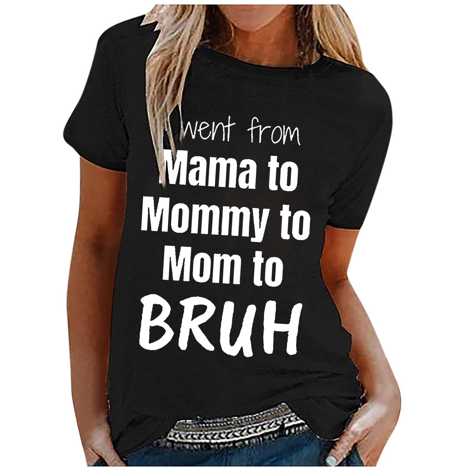 Women's T-shirt Cartoon Letters Print T-shirt Ladies Summer Casual Tee Female Harajuku Top Tee Female Clothes Camisetas De Mujer