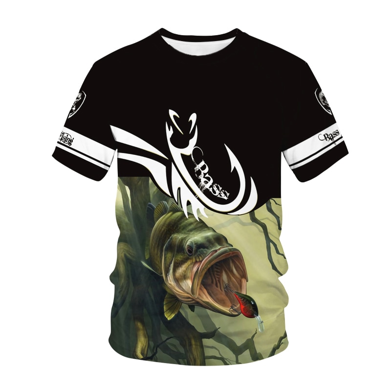 New Design T-Shirts Carp Fishing 3D Print Streetwear Animal Fish Men Women Short Sleeve T Shirt Harajuku Male Tees Tops Clothing