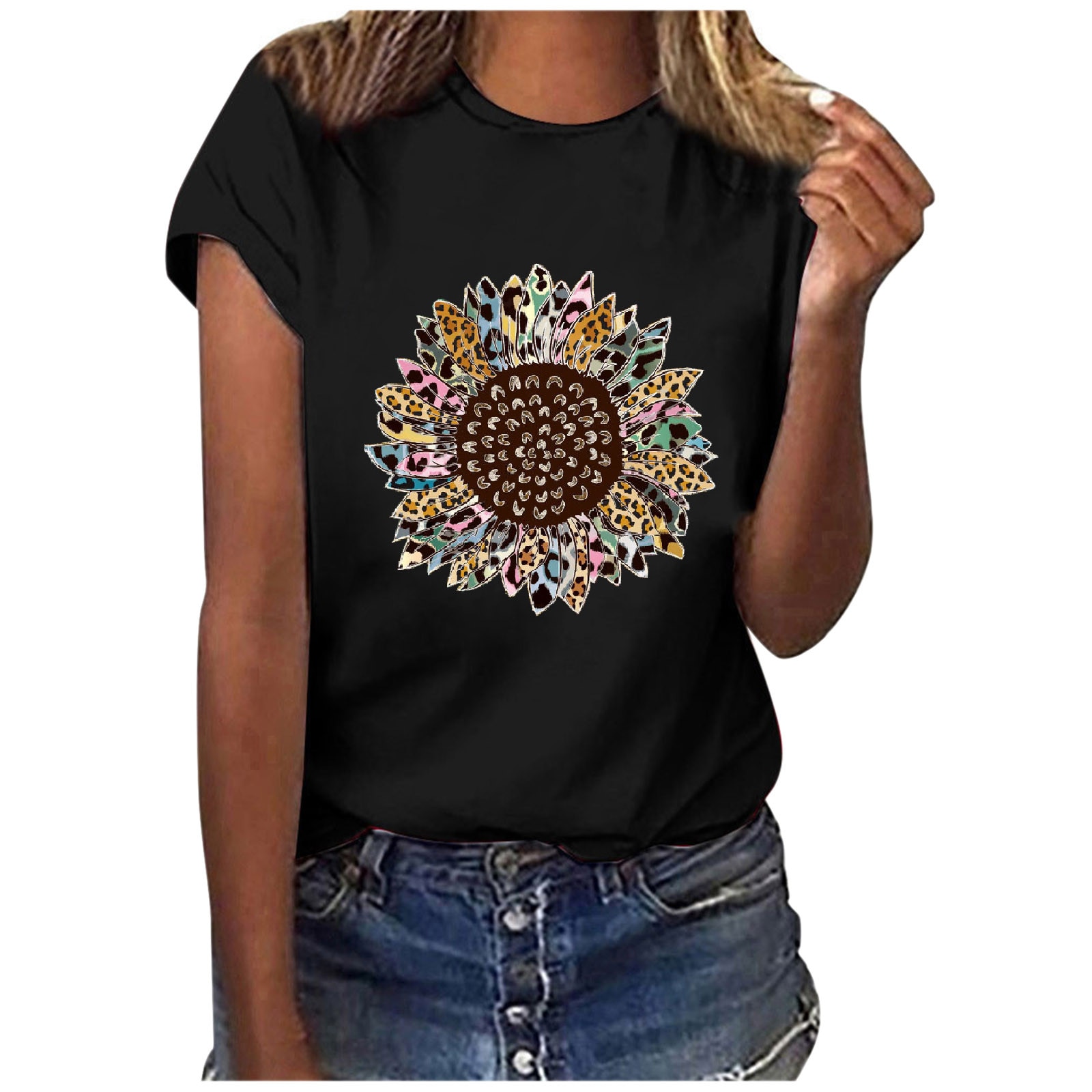 Women Casual Blouse Letter Printing Short Sleeves O-neck Loose Shirt Blouse Tops Ropa De Mujer Женская Одежда Пальто Camisa