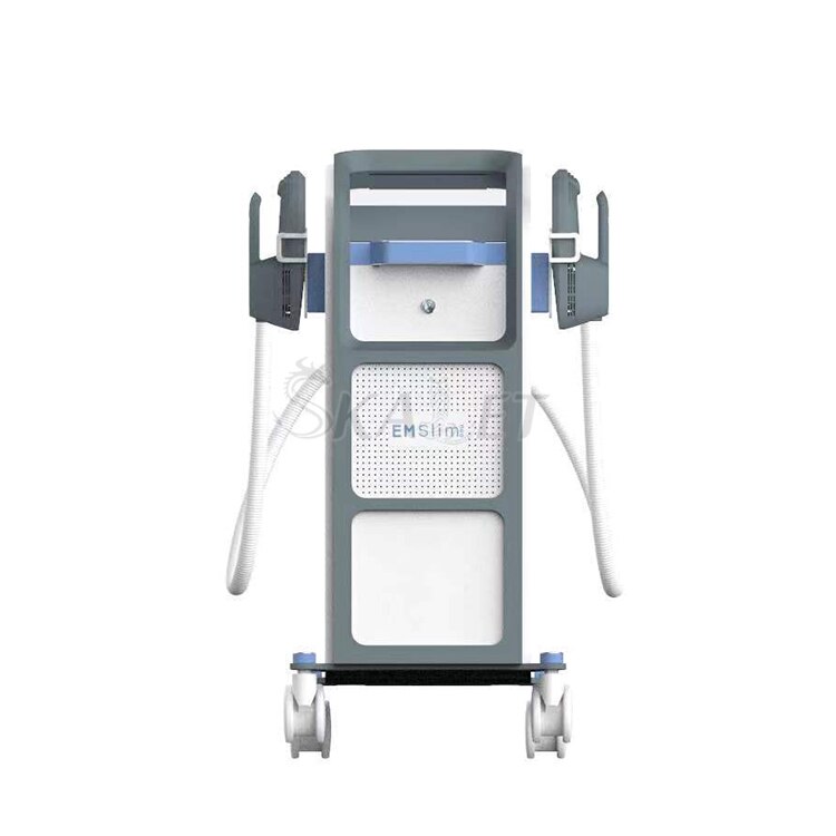 Multi-handles Radio Frequency RF Skin Tightening Muscle Training Abs Building Fat Burning EMSlim Teslas EMS Equipment