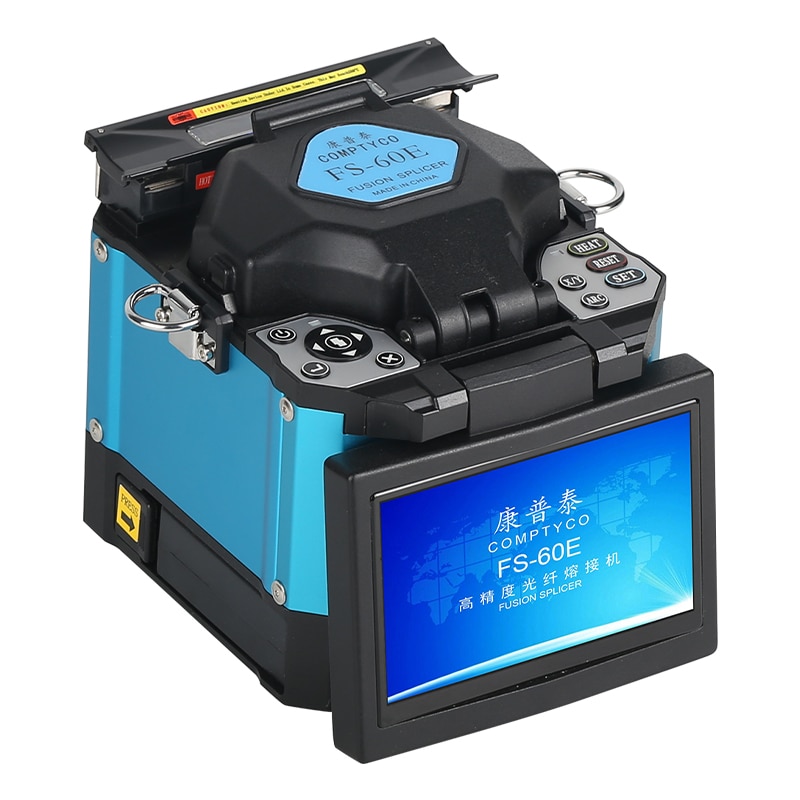 2019 new product FS-60E FTTH Fiber Optic Welding Splicing Machine Optical Fiber Fusion Splicer