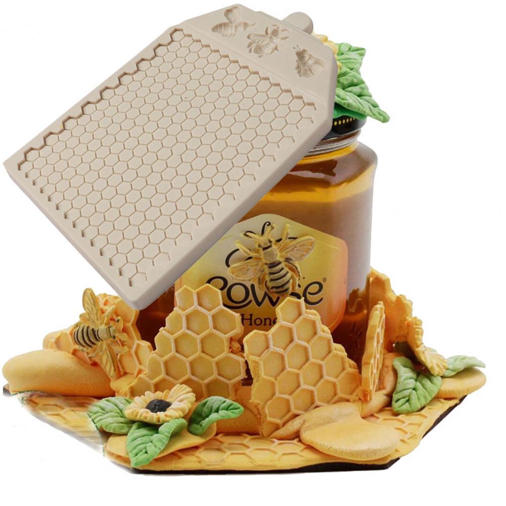 1pcs Honeycomb Mold Healthy Convenient DIY Cake Chocolate Pastry Baking Candy Chocolate Mold Heat Resistant Silicone for Kitchen