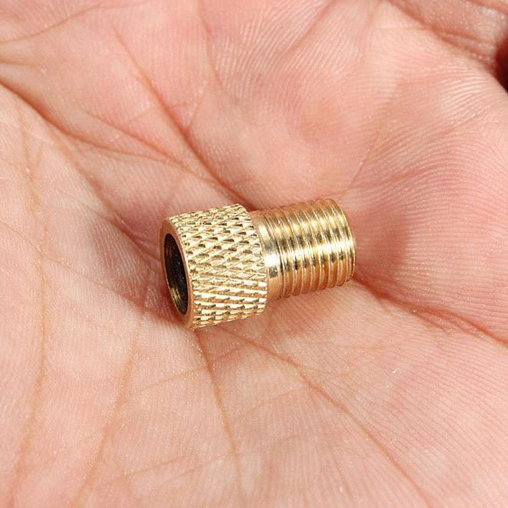 High quality Bicycle Valve Adapter DV,SV (Dunlop,French Valve) to AV (Car Valve) With Rin Bike accessories 2/4/6PCS