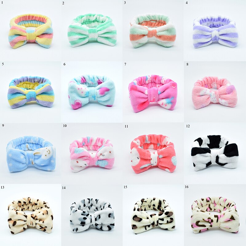 Big Rabbit Ears Headband Cute Soft Plush Hairband SPA Bath Shower Make Up Wash Face Cosmetic Headband Hair Accessories New