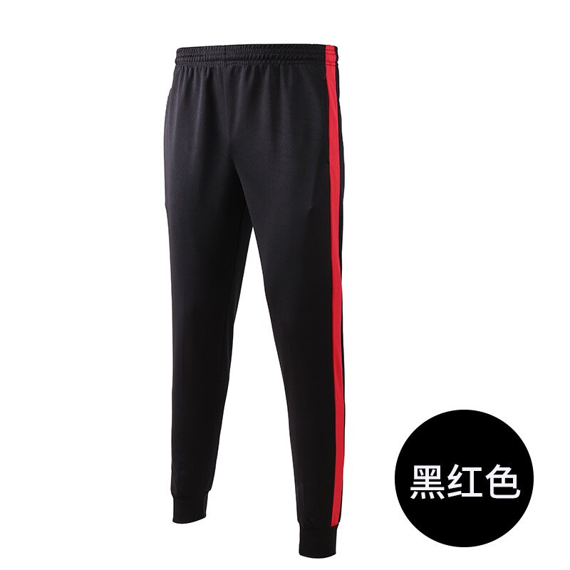 Summer Mens Cotton Sport Pants Side Striped Sweatpants Men Joggers Track Pants Skinny Trousers Casual Pants
