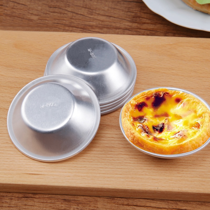 1Pcs Silver Aluminum Alloy Cake Egg Egg Mold Cookie Pudding Mold Non-stick Cake Egg Baking Mold Party Kitchen Accessories Tool