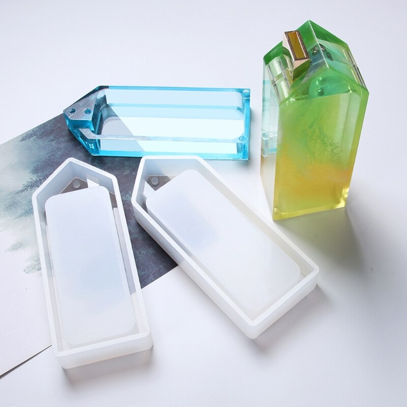 Handmade 3D House Shape Piggy Bank Silicone Resin Mold Coin Storage Box Silicone Epoxy Resin Casting Mold DIY Craft Tool
