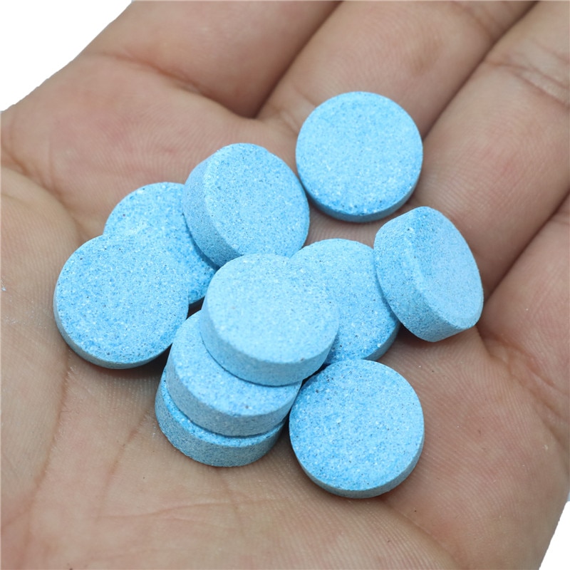 1-10pcs Hot Sale Car Windshield Glass Cleaner Effervescent Tablets Car Solid Wiper Wiper Auto Window Cleaner Car Accessorie
