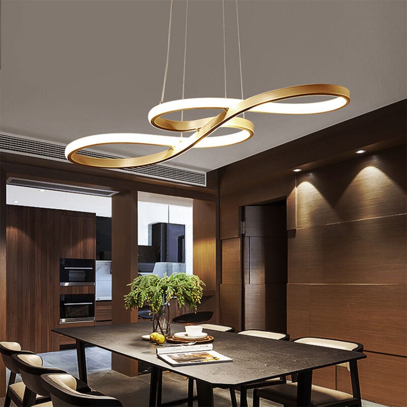 Modern Pendent Light Living Room Lightingsuspension Light Dining Room Lamp Bedroom Art Deco Lamp Led Pendent Lamp Black Gold