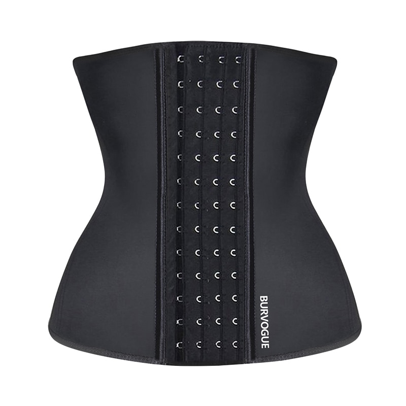 Burvogue Women Corset Waist Trainer Latex Corset Waist Control Corset and Bustier Steel Bone Underbust Slimming Shaper Corselet