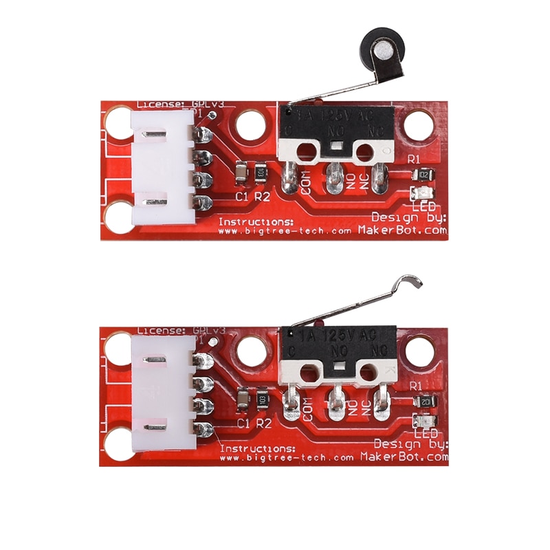 3D Printer parts Mechanical Endstop without&with the wheel For Reprap ramps 1.4 3D printer With independent packing