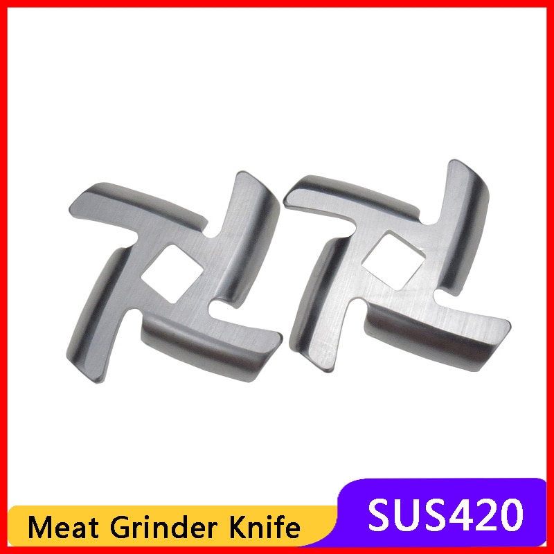2Pcs Meat Grinder Blade Mincer Knife Spare Parts For Meat Grinder Moulinex HV6 Polaris Panasonic Bosch Maxwell Scarlett