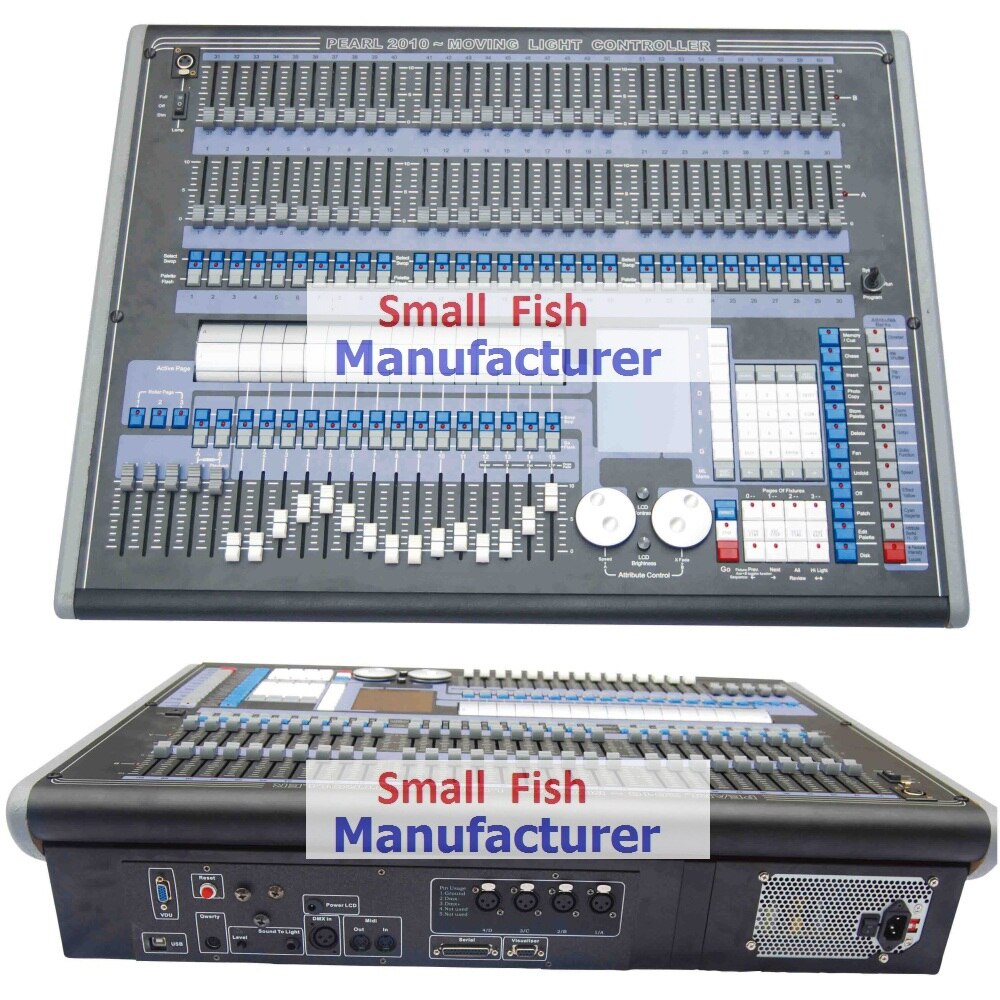 Free Shipping DMX Computer Controller Pearl 2010 DMX Console Professional Led Par DJ Stage Lighting Equipment Flightcase Package