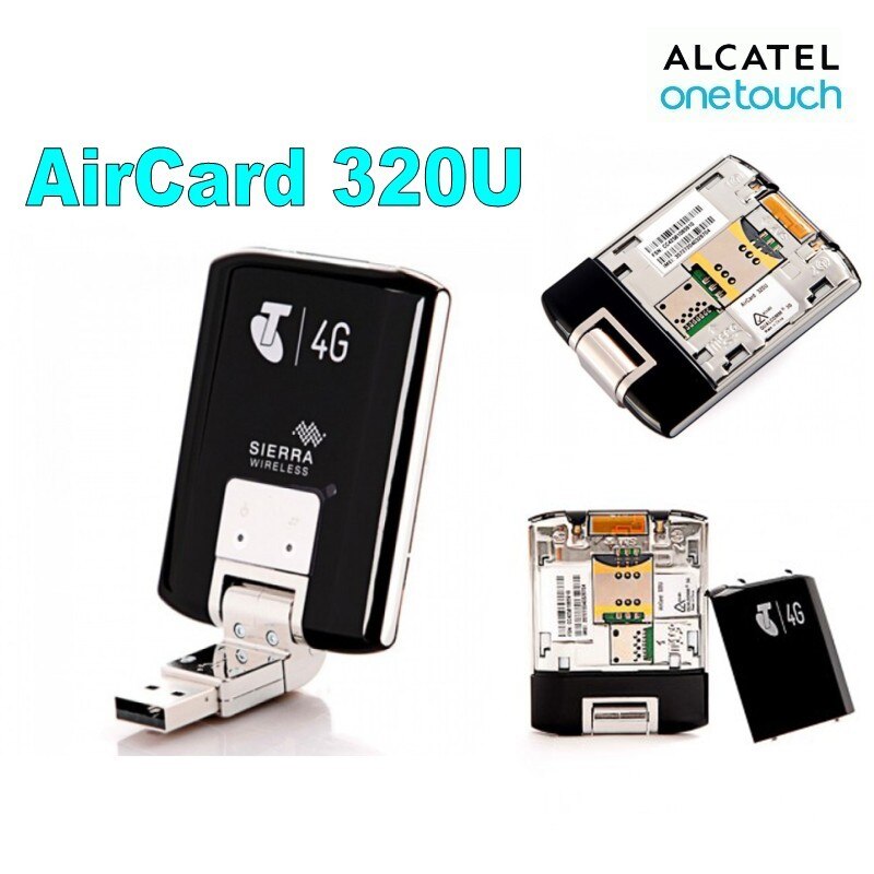 Lot of 100pcs Sierra AirCard 320U USB 4G LTE Wireless Modem 100Mbps Moblie Router+External Antenna Adapter Cable Pigtail