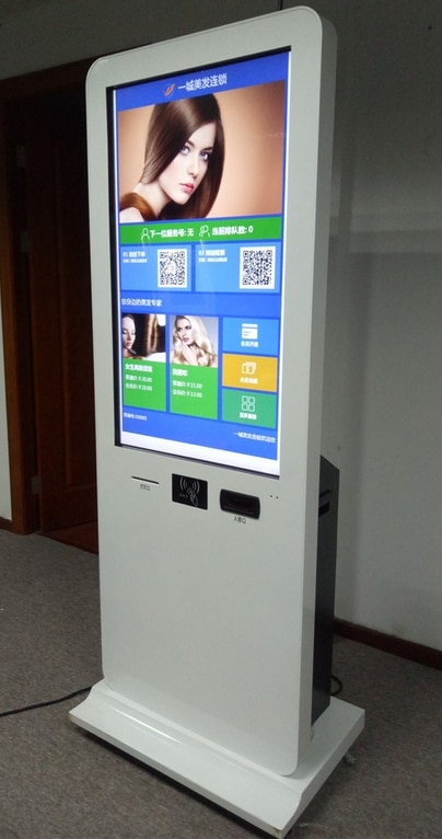 LCD hd tft 42inch Metro Station Hotel shop bill acceptors self service smart card ic id card SLOT Electronic Consumer Machine