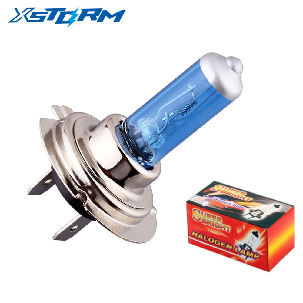 H7 55W 12V Halogen Bulb 5000K Super Bright White Fog Lights High Power Car Headlight Lamp Car Light Source Car Styling parking