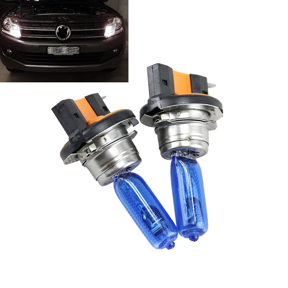 2x H15 4500K White Halogen Bulbs 12V 15/55w DRL for VW Amarok GOLF Mk 6 7 F22 12V Car Lighte Sourcing