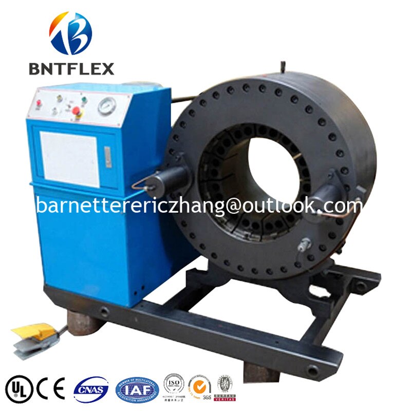 2017 BARNETT BN91K Professional manufacturer 8-14inch high pressure hydraulic hose crimping machine price