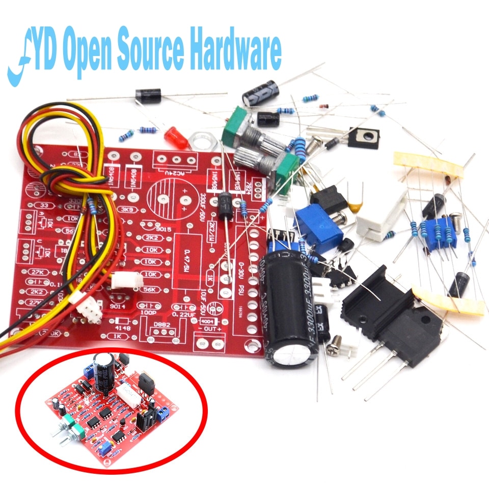0-30V 2MA-3A adjustable DC power supply laboratory power short-circuit current limit protection DIY kit