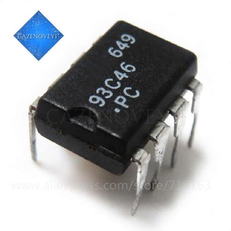 1pcs/lot AT93C46 93C46 DIP-8 In Stock
