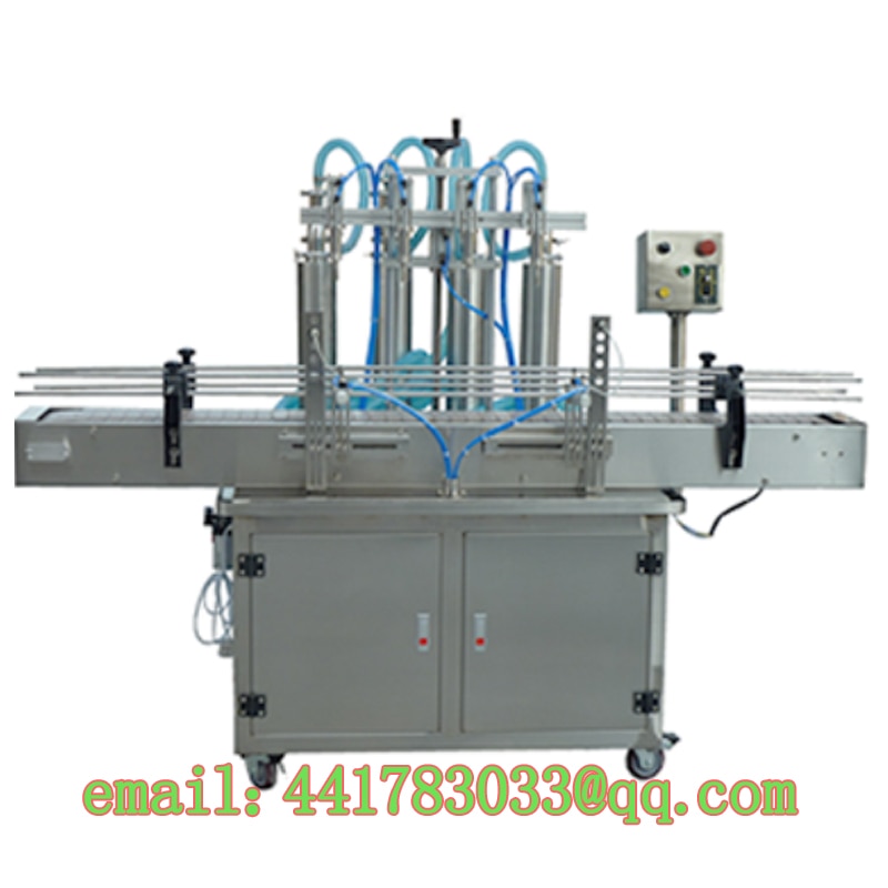 HZYY1000-4 Automatic 4-head liquid filling machine 4 drinks, mineral water filling production line Juice, PET bottle automatic l