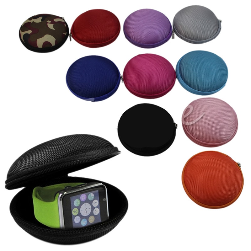Mini Zipper Bag EVA Watch Earphones Pocket Boxes Storage Case USB Cable Watch Pouch