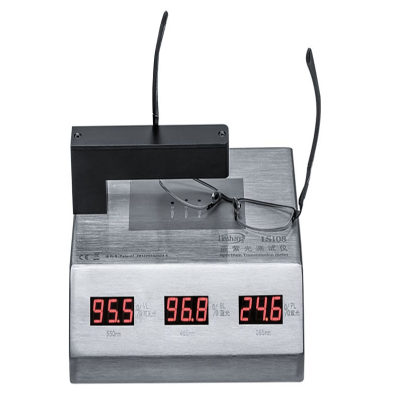 UV Blue Blocker Lens Transmission Meter Test Anti Light Eyeglass Vsible Transmittance LS108
