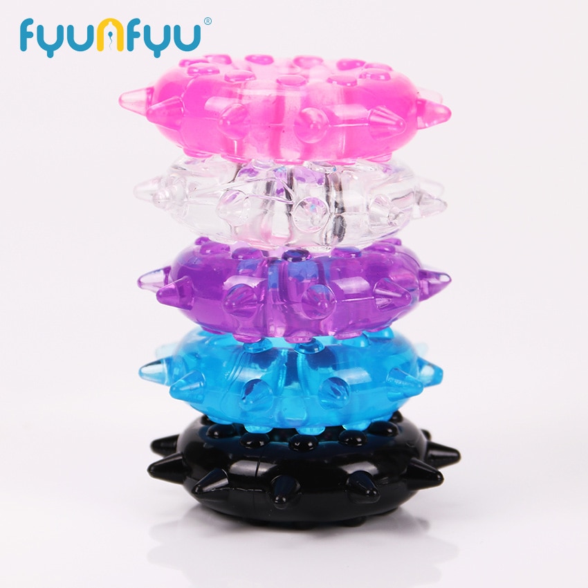 1PC Silicone Time Delay Penis Ring Cock Rings Adult Products Male Sex Toys Crystal Ring Color Random
