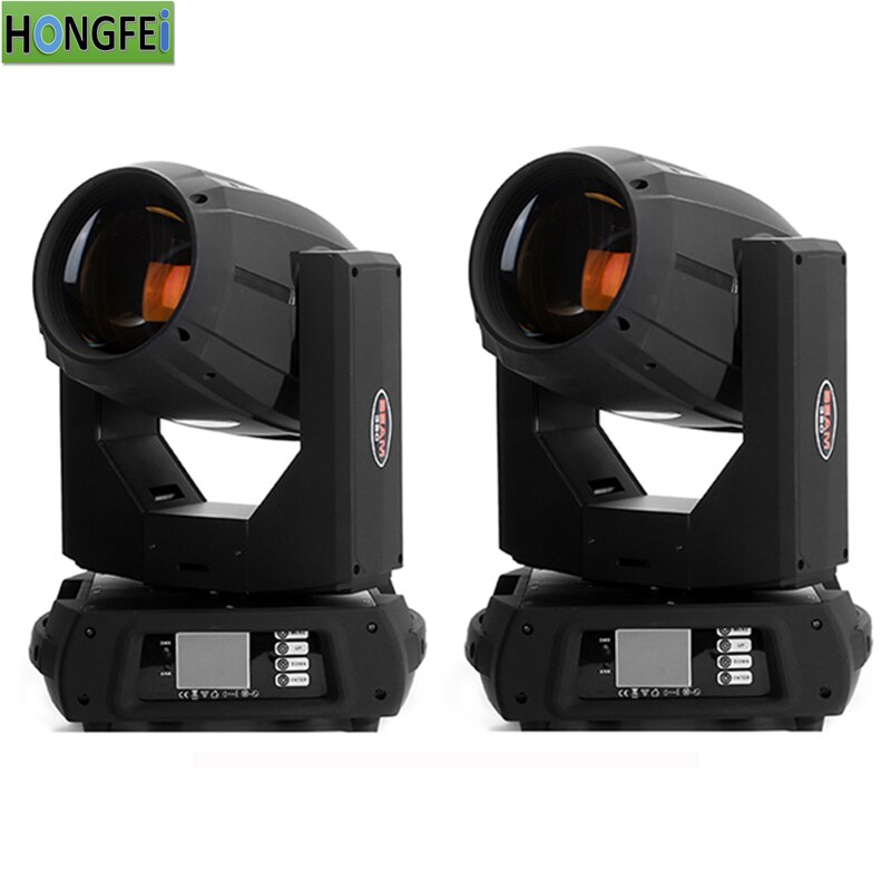 2pcs/lot 17R 350W beam light moving head beam light 8+16 prism profession dmx stage light