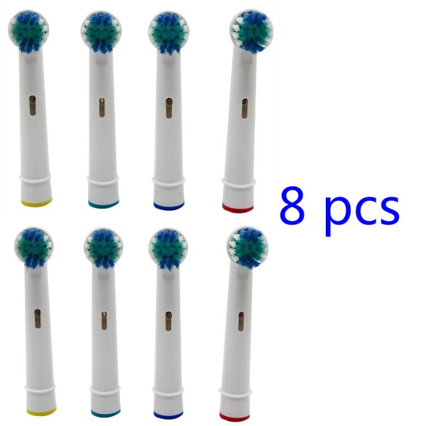 8x Replacement Brush Heads For Oral-B Electric Toothbrush Fit Advance Power/Pro Health/Triumph/3D Excel/Vitality Precision Clean
