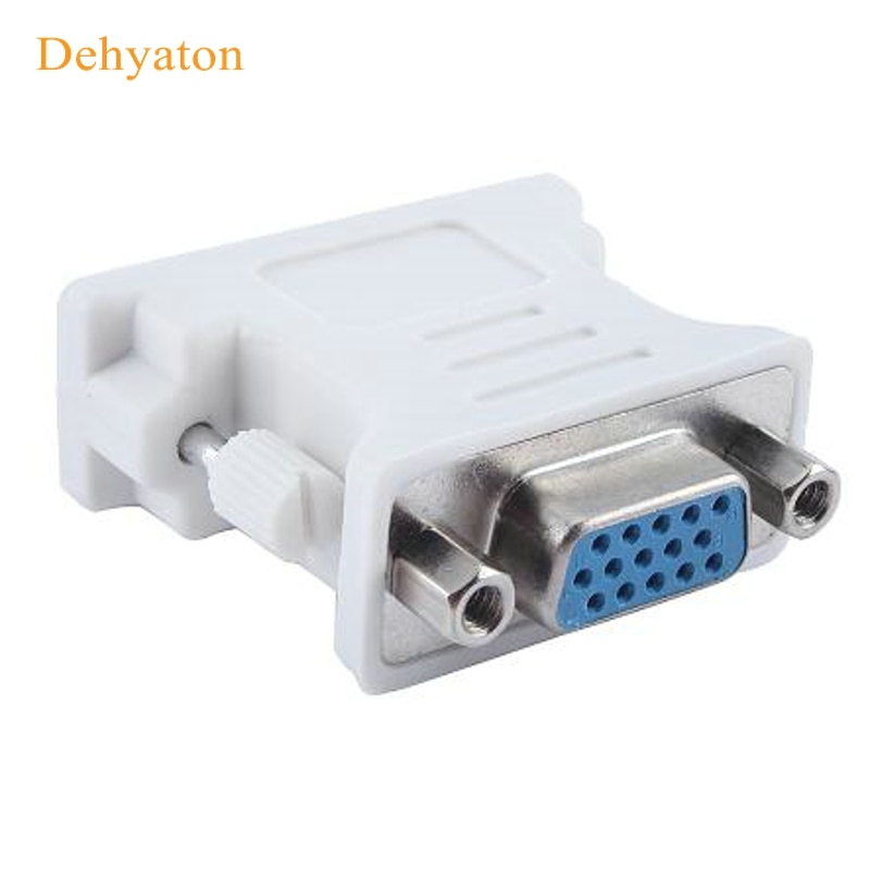 Dehyaton 2018 Hot DVI 24+5 Male to VGA Female Converter VGA to DVI adapter VGA Adapter Convertor for PC Laptop Tablet Projector