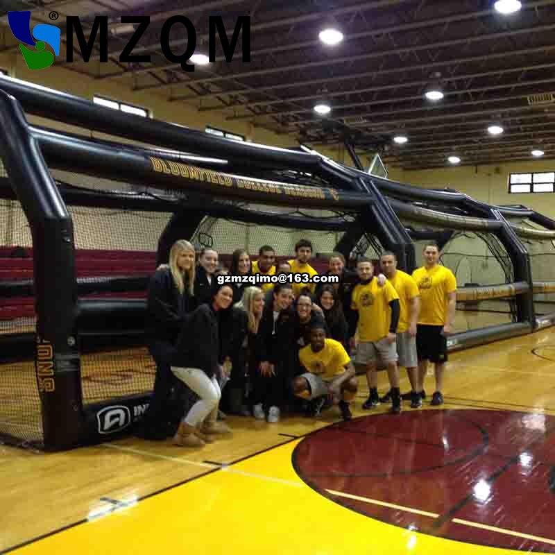 MZQM Wholesale outdoor Foldable PVC Inflatable Batting cage giant inflatable sports games inflatable baseball pitch