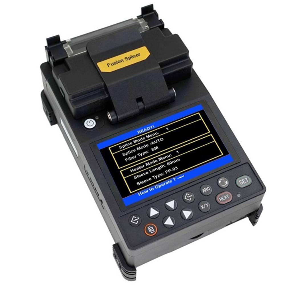 DHL free shipping Hand-held Intelligent Optical Fiber Fusion Splicer FTTH Fiber Welding Machine GY115