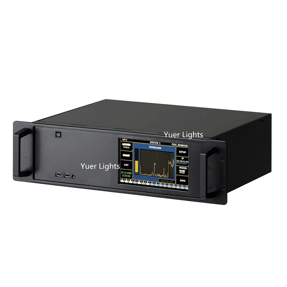NPU(Network Processing Unit) 8 DMX connectors with a GrandMA2 system Unites the calculation power offers handles 4096 parameters