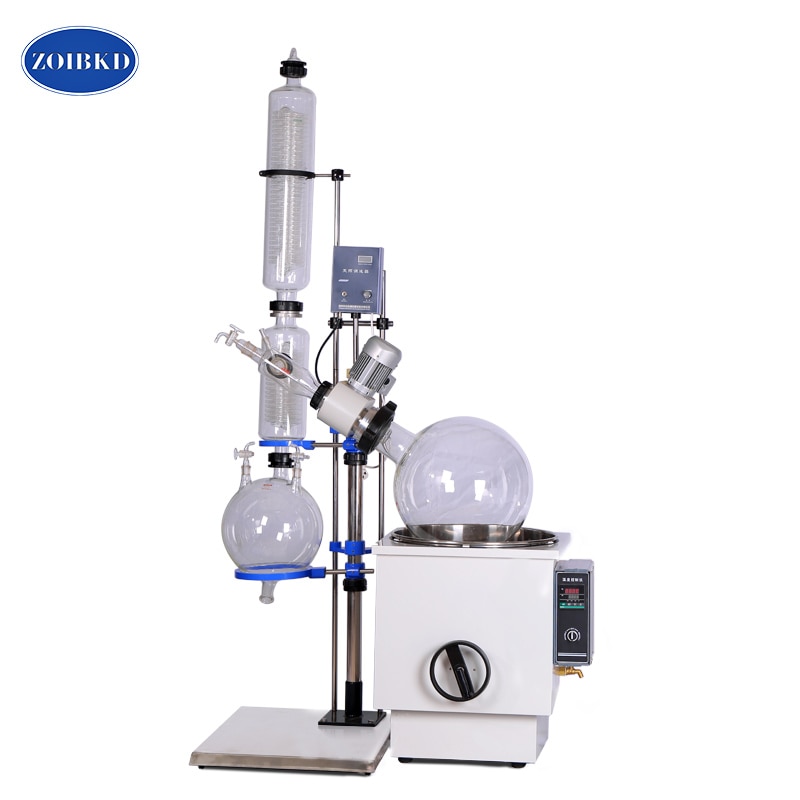 ZOIBKD Best Seller Large Volume 50LRotary Evaporator RE5002 with Water Bath, Full Set of Glassware
