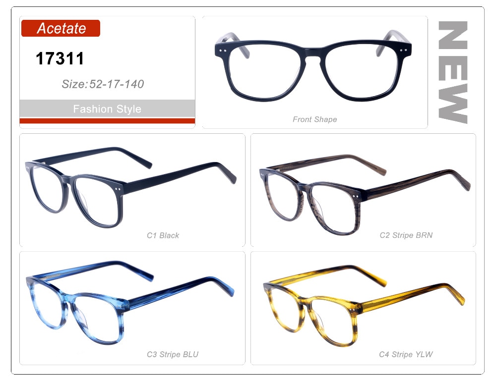 Eye wonder Wholesale Man Havana Glasses Frames Blue Optical Eyewear
