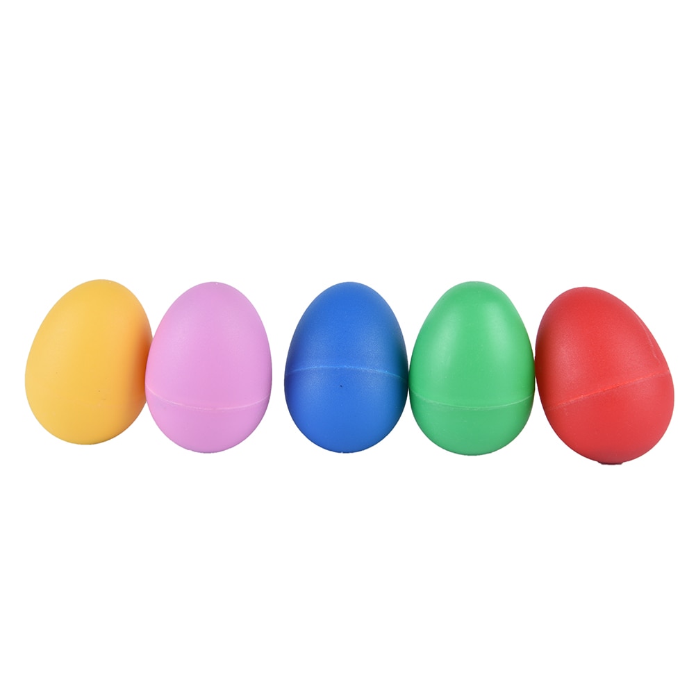 Plastic Percussion Maracas Shaker Musical Sound Egg Baby Toddler Childre Toy Colorful Musical Instrument