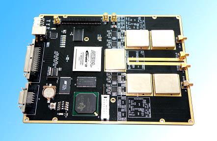 For performance dual channel satellite navigation receiver hardware development board