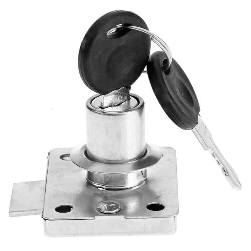 138C-22 Desk Drawer Lock Wardrobe Locks Cabinet Locks Furniture Cam Locks Cold Rolled Steel Zinc Alloy Cabinet Locker with 2 Key