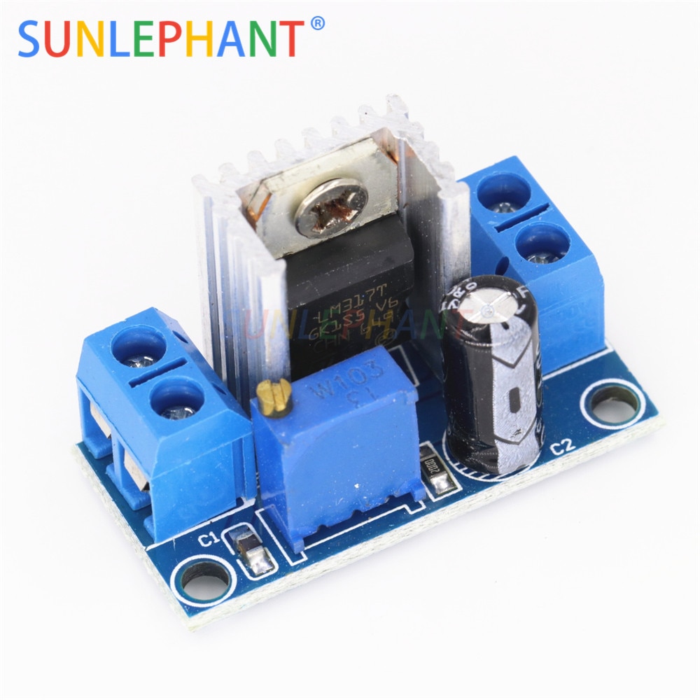 LM317 DC-DC Converter Buck Step Down Circuit Board Module Linear Regulator LM317 Adjustable Voltage Regulator Power Supply