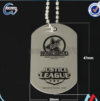 hottest army soldier alloy dog tag with your Customized design