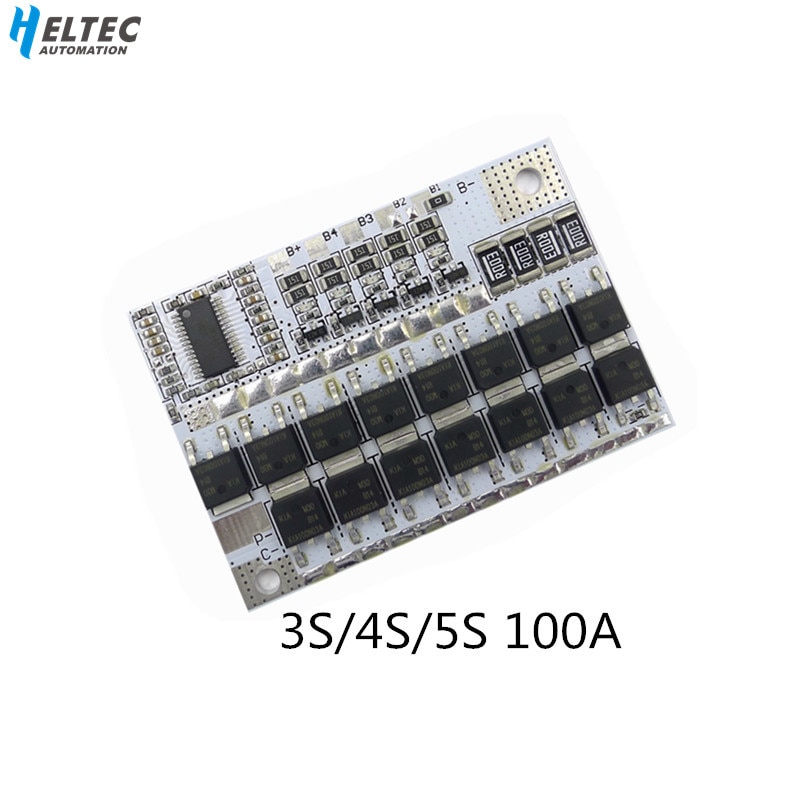3S/4S/5S BMS 12V 16.8V 21V 100A Li-ion LMO Ternary Lithium Battery Protection Circuit Board Li-POLYMER Balance Charging Module