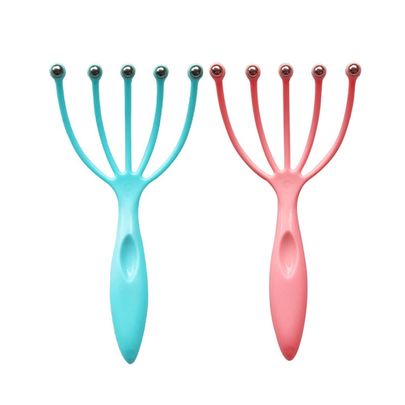 Hot Seller Scalp Massager Steel Ball Head Massage Relaxation Five Finger Massager For Head