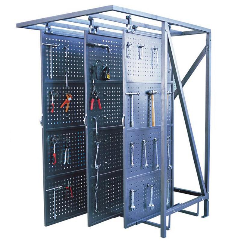Tool Hanging Board 3-Piece Tool Holder Moveable Tools Shelf