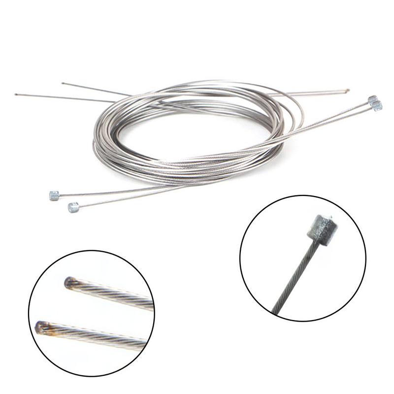 2M Bicycle Shift Cable Core Mountain Bike Transmission Line Gear Cable Sets Core Inner Wire Steel Derailleur Speed Line