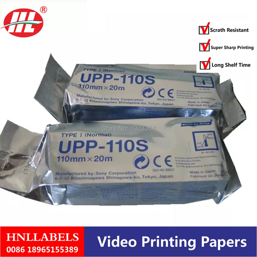 100X Rolls 110mm*20m B-recorder UPP-110S