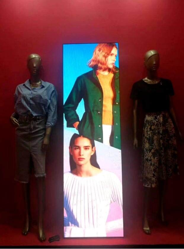 HD P3 Indoor led poster video display function full color advertising store led display