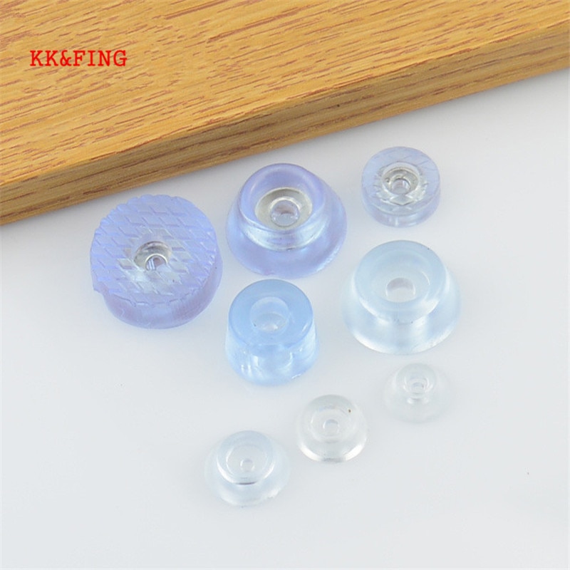 KK&FING 20pcs Soft Transparent Non-slip Pads Chair Table Feet Leg Bottom Pads Furniture Sofa Stool Foot Covers Floor Protectors