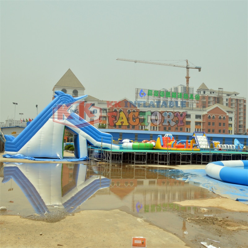 Pool inflatable slide joy park Holiday recreation fun pool park