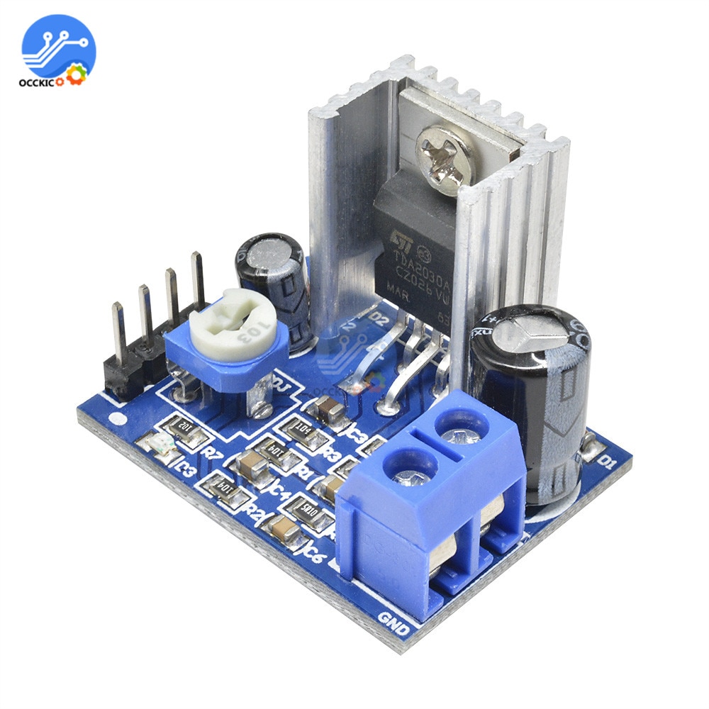 amplifier board TDA2030 player module speaker Power Supply Audio amplifiers Board 6-12V mono placa amplificador profesional